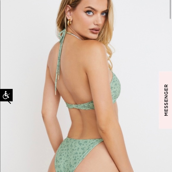 House of CB Lira reverse triangle bikini set - Picture 5 of 11